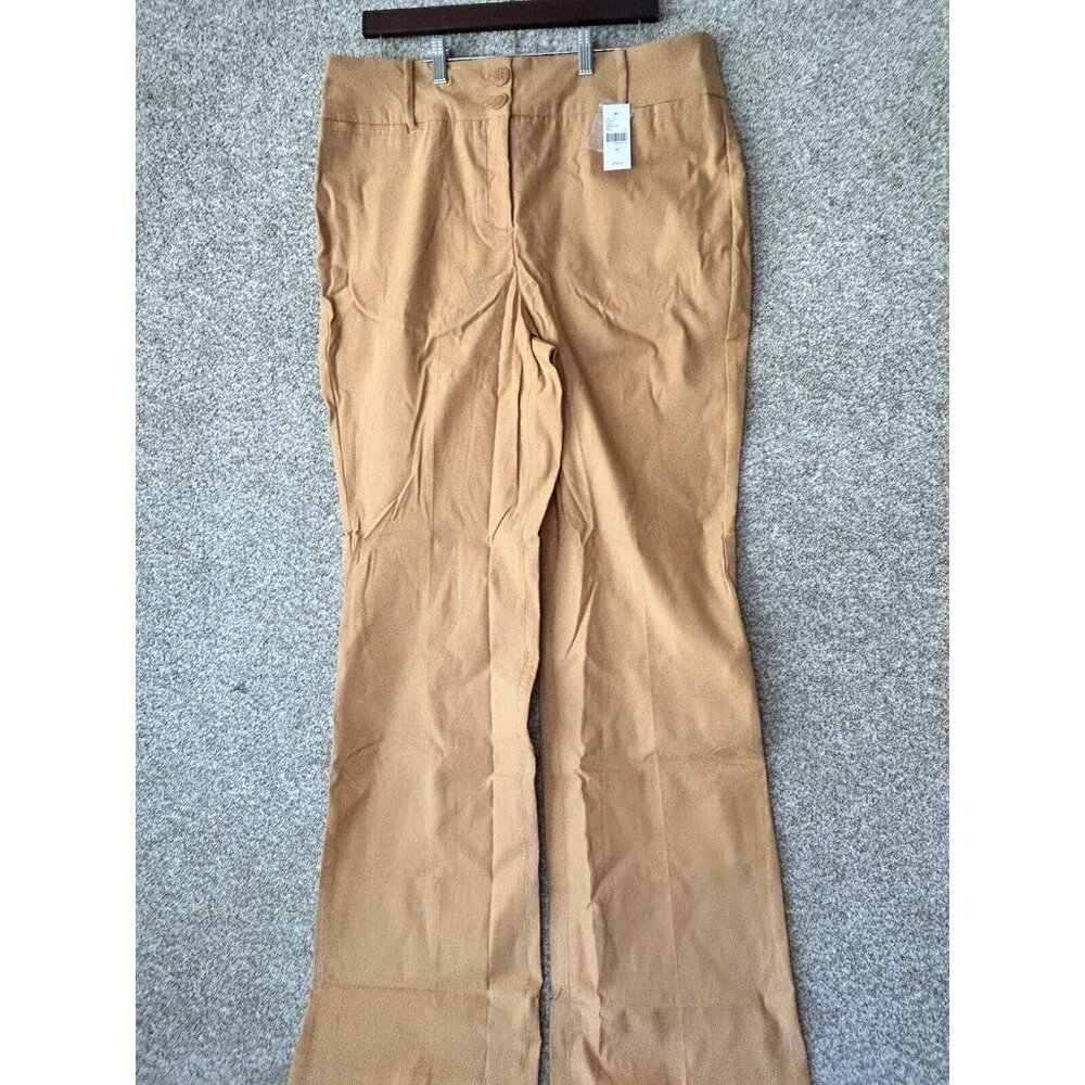 Lane Bryant Wide Leg Pants in Camel Tan
